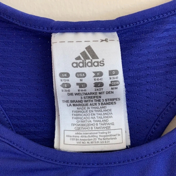 Adidas - racer back tank, m, orange/purple - Picture 4 of 7